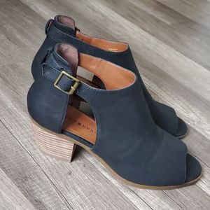 Lucky brand barimo peep toe booties